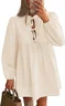 Loose Plain Casual Dress With No