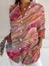 Casual Geometric Loose Shirt