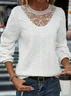 Crew Neck Loose Casual Sweatshirt