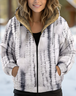 Vintage Regular Fit Hoodie 3D Printing Padded Jacket