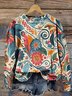 Casual Crew Neck Sweatshirt