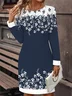 Women's Vintage Floral Art Print Pocket Dress