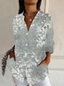 Floral Print Long Sleeve Shirt