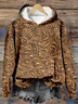 Vintage Loose 3D Printing Hoodie Hoodie