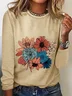 Floral Casual Long Sleeve Shirt
