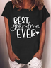 Best Grandma Ever Cotton-Blend T-Shirt