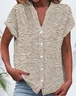 Women's Short Sleeve Shirt Summer As Picture Floral Printing V Neck Daily Going Out Casual Top