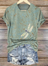 Cotton Crew Neck Casual T-Shirt