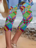 Women's Geometric Print Casual Leggings