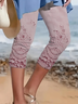 Women's Floral Spring and Autumn Printed Casual Fashion Leggings