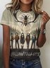 Figure Casual Crew Neck T-Shirt