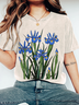 Flowers Wash Print T-Shirt