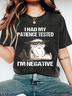 I HAD MY PATIENCE TESTED Wash Print T-Shirt
