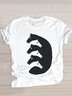 Regular Fit Animal Casual T-Shirt