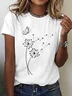 Dandelion Wild Flower Cotton T-Shirt