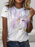 Crew Neck Casual T-Shirt
