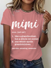 Mimi Definition Grandma Definition Cotton T-Shirt