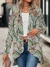 Women's Floral Spring Print Casual Fashion Cardigan