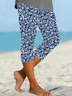 Women's Floral Spring Print Casual Leggings