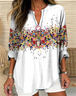 Flowers and plants Print Blouse