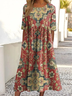 Regular Fit Casual Dress With No
