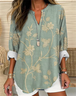 Flowers Vintage Print Blouse