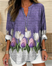 3D Flowers and plants Blouse