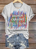 Cotton Crew Neck Casual Regular Fit T-Shirt