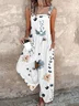 Cotton And Linen Vacation Jumpsuit