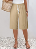 Women's Spring And Summer Casual Straight-Leg Trousers With Straps