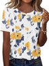 Casual Crew Neck Regular Fit T-Shirt