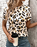 Casual Cotton Regular Fit Geometric T-Shirt