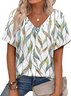 V Neck Casual T-Shirt