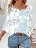 Women's Floral Print Casual Fashion Blouse