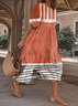 Casual Loose Crew Neck Dress With No