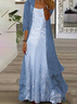 Women's Floral Spring Print Two Piece Dress