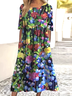Regular Fit Cotton Casual Dress With No
