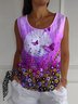 Crew Neck Loose Butterfly Casual T-Shirt
