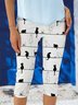 Casual Regular Fit Cat Pants