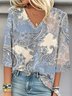 Paisley Casual Loose Blouse