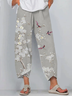 Floral Print Loose Casual Pants