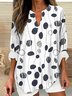 Women's Polka Dot Spring Printed Casual Shirt