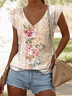 Floral Casual Regular Fit T-Shirt