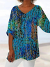 Women's Abstract Printed Casual Cover Up