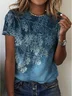 Crew Neck Casual Cotton T-Shirt