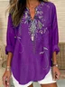 Simple Cotton Loose Blouse