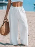 Simple Loose Plain Pants