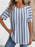 Print Casual Short Sleeve T-Shirt