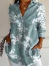 Vintage Flower Print Blouse