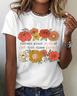 Retro floral mama quote Print T-Shirt